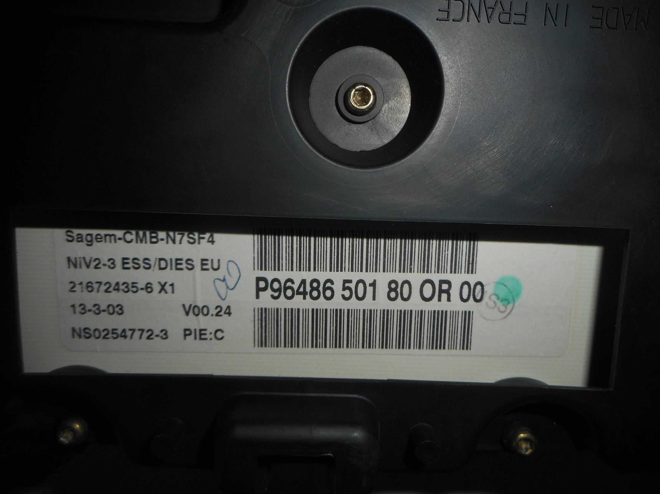 Quadro strumenti compl.